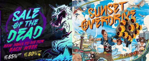 Sony robi na PSN-ie promocję używając fontu... Sunset Overdrive