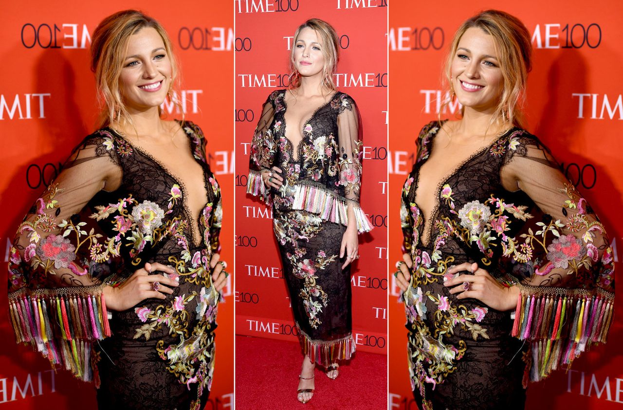 LOOK OF THE DAY: Blake Lively w sukni Marchesa