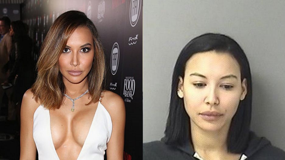 Naya Rivera na pokazie Fiata w Los Angeles i po zatrzymaniu przez policję 25.11