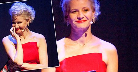 Małgorzata Kożuchowska skradła show w zjawiskowej czerwonej sukni. Od jej rozcięcia i zgrabnej nogi nie da się oderwać wzroku!