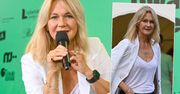 Grażyna Torbicka w sportowej stylizacji na festiwalu. I ona ma 64 lata? Trudno uwierzyć