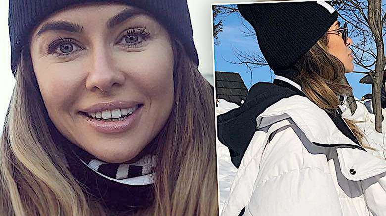 Natalia Siwiec zimowa puchowa kurtka