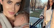 Siostra Natalii Siwiec w nowej fryzurze na spacerze z córką. Wozi ją w najbardziej luksusowej wersji ulubionego wózka gwiazd. Kosztuje krocie