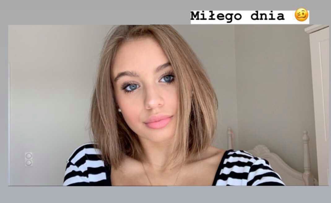 Oliwia Bieniuk - nowa fryzura