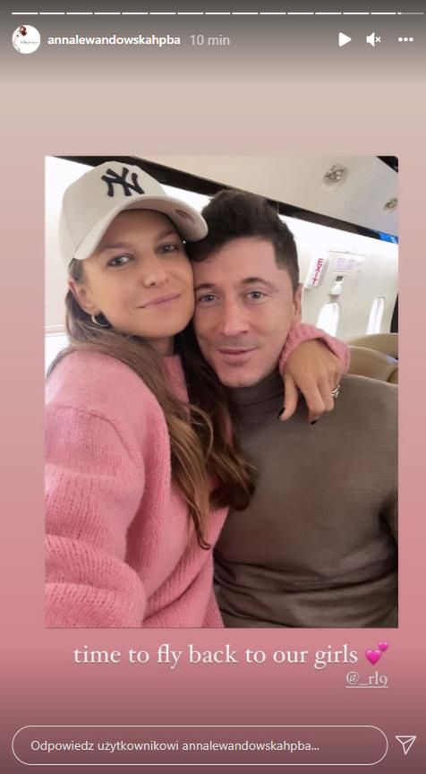 Robert Lewandowski i Anna Lewandowska wracają do domu