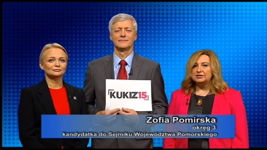 Audycje komitetów wyborczych to kopalnia zaskakujących wystąpień. Na zdjęciu kandydaci Kukiz '15 do sejmiku województwa pomorskiego.