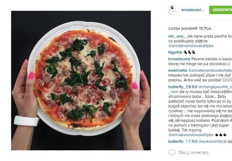 Bezglutenowa pizza Anny Lewandowska