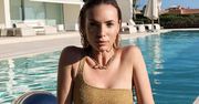Izabela Janachowska kusi na plaży w stroju z H&M. Żona milionera ubrała się za grosze, a wygląda luksusowo