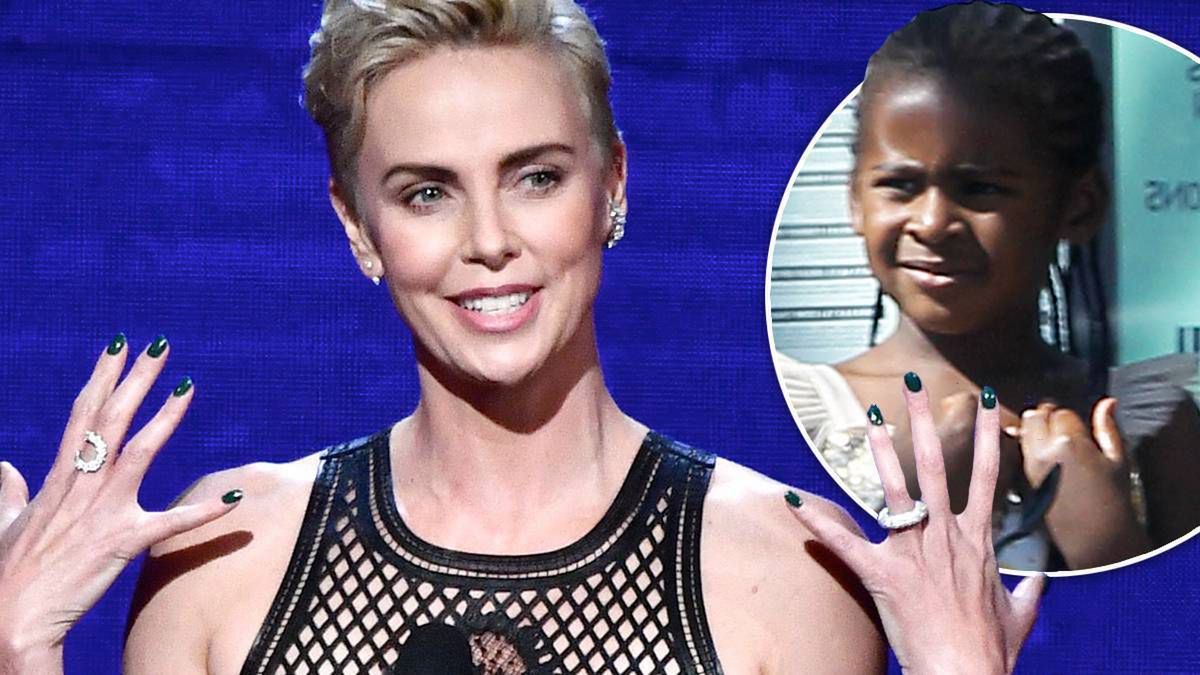 Charlize Theron z córką Jackson