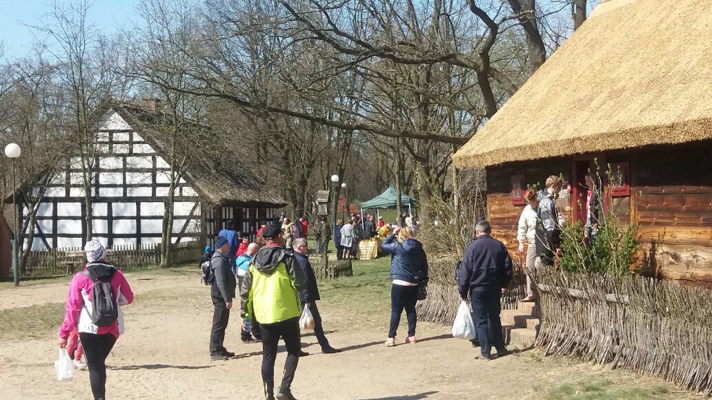 Skansen w Osieku nad Notecią.