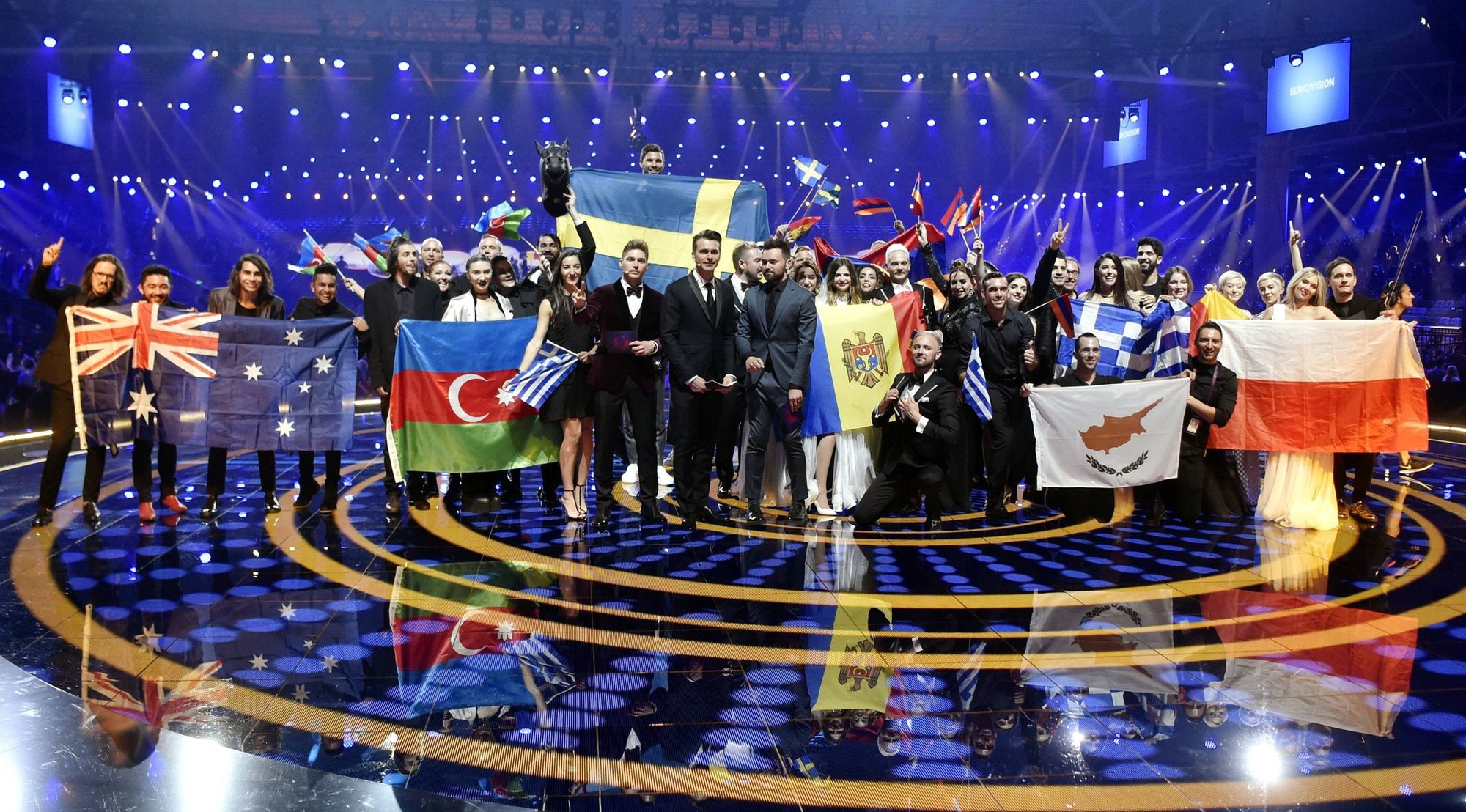Zdjęcie uczestników Eurowizji w 2017 r. 
