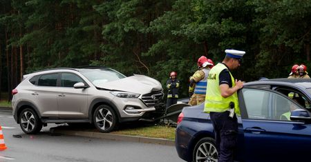 Kolizja na Al. Powstańców Wielkopolskich
