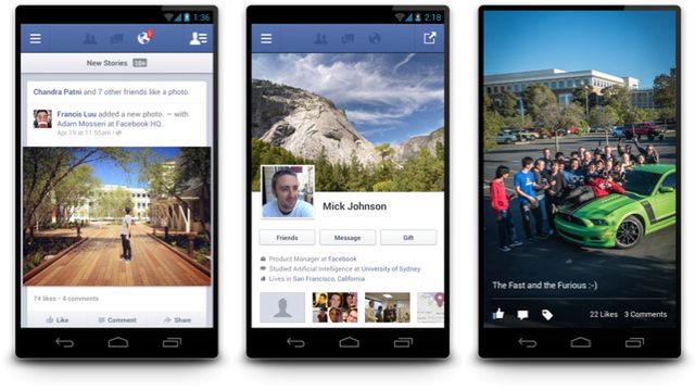 Facebook dla Androida - nowa natywna aplikacja