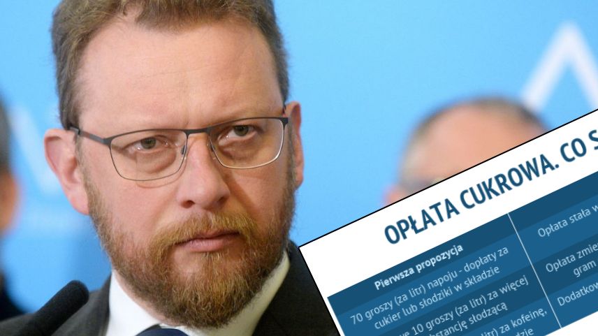 Łukasz Szumowski, minister zdrowia, proponuje opłatę cukrową i opłatę od małpek
