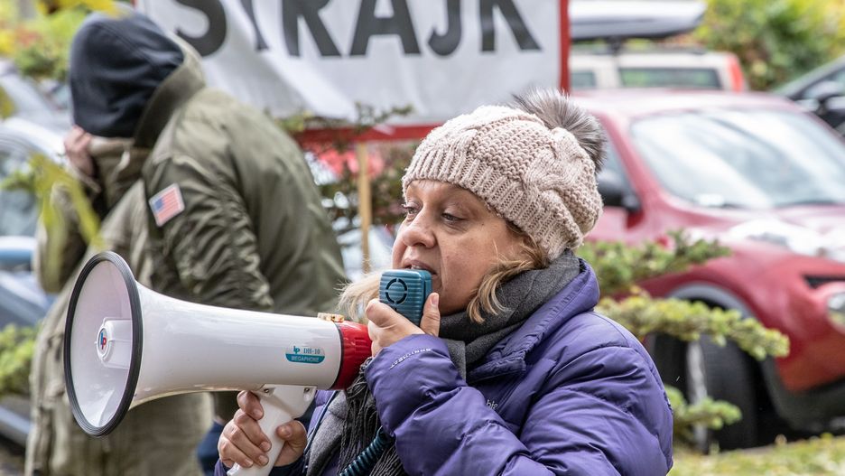Monika Żelazik, przewodnicząca Związku Zawodowego Personelu Pokładowego i Lotniczego