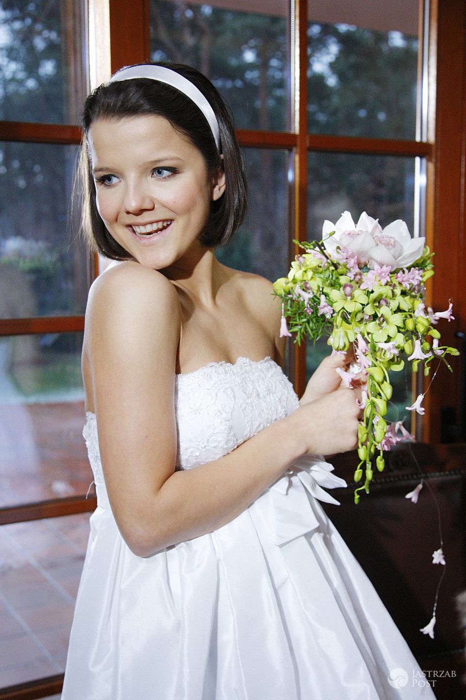 Joanna Jabłczyńska w sukni ślubnej