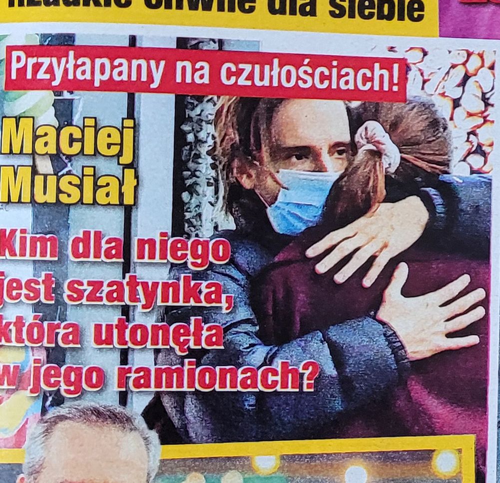 Maciej Musiał trafił na okładkę gazety