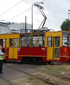 Wypadek tramwaju