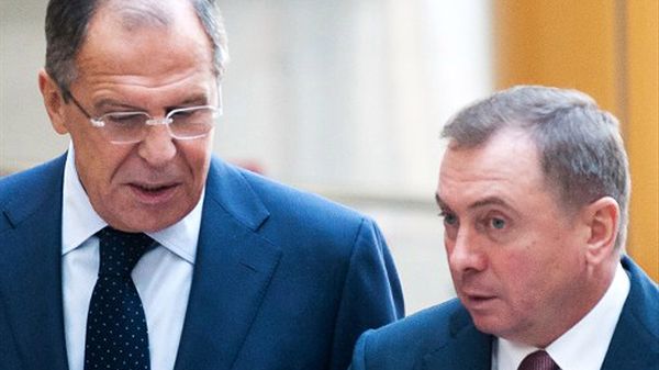 Siergiej Ławrow i Uładzimir Makiej