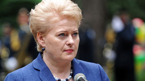 Prezydent Litwy Dalia Grybauskaite