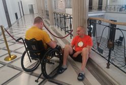 Ojciec niepełnosprawnych protestujący w Sejmie o Żalku: powiem po chłopsku - dobrze, że nie podszedłem