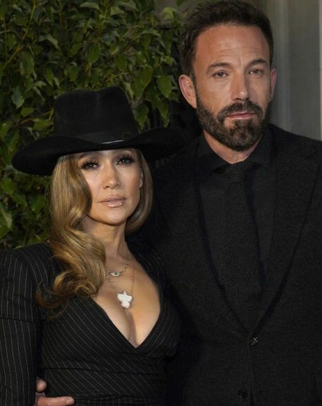 Jennifer Lopez i Ben Affleck na pokazie Ralpha Laurena