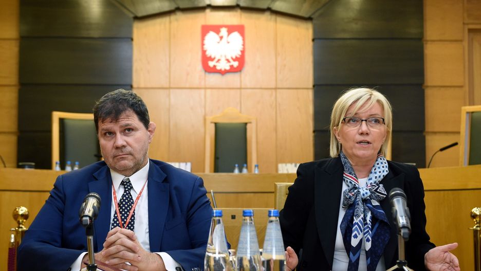 Julia Przyłębska, prezes Trybunału Konstytucyjnego i Mariusz Muszyński, jej zastępca.