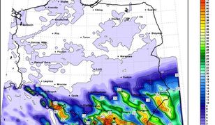 Jest mapa ataku zimy. Warszawa uratowana, pod Krakowem spadnie pół metra śniegu