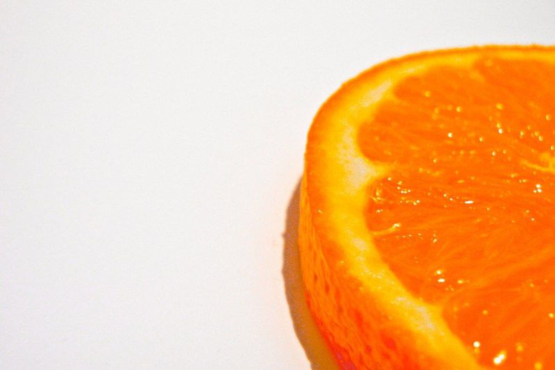 Zdrowe przekąski - pomarańcza