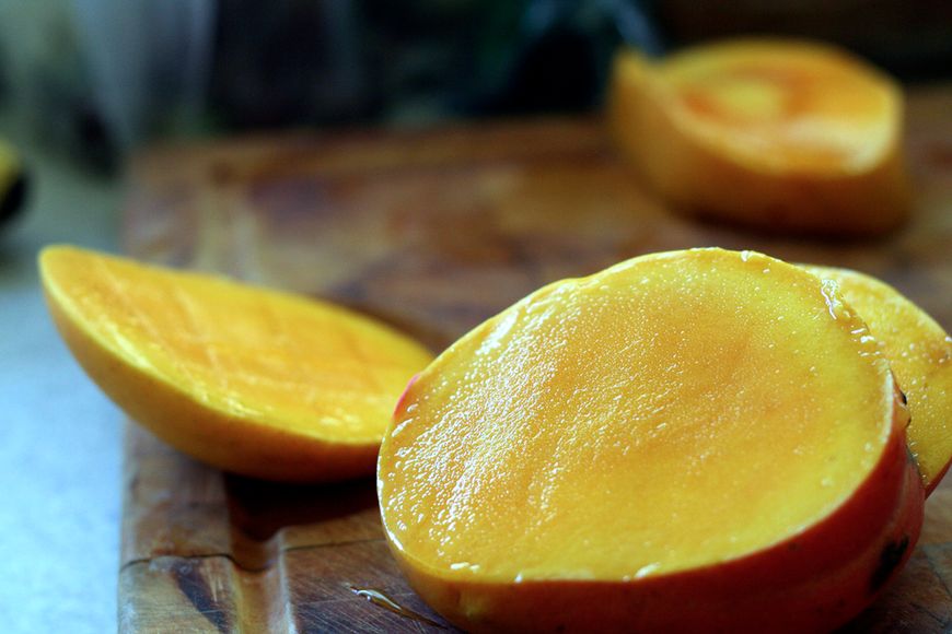 Zdrowe przekąski - mango