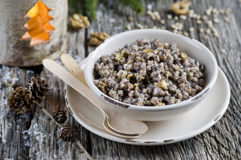 Kutia, traditional Christmas dish in Ukraine and  Poland 
