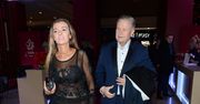 Apoloniusz Tajner i Izabela Podolec na czerwonym dywanie