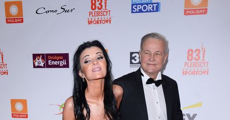 Apoloniusz Tajner i młodsza od niego o prawie 40 lat partnerka. Dobrze ukryła swój wiek?