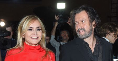 Monika Olejnik na pokazie Tomasza Ossolińskiego