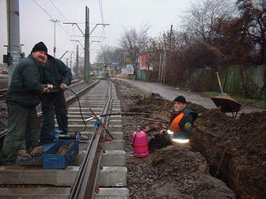 Podgrzewane tramwajowe torowiska