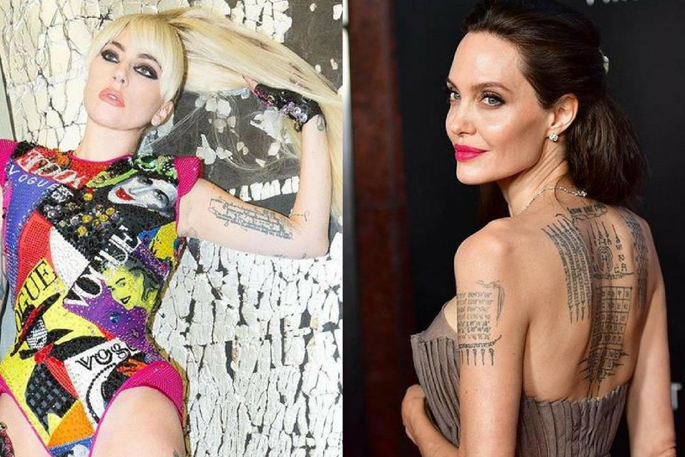 Posiadaczkami tatuaży na ramieniu są m.in. Angelina Jolie i Lady Gaga 