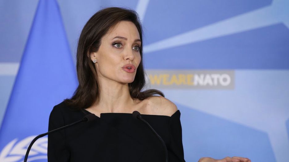 Angelina Jolie bez makijażu