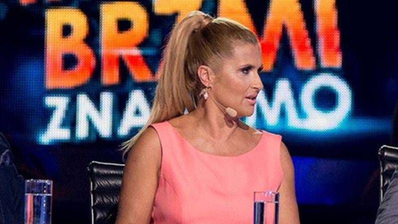 Katarzyna Skrzynecka na planie Twoja Twarz Brzmi Znajomo