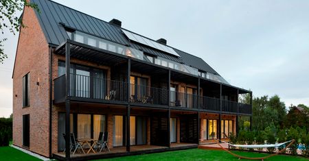 Wakacyjny dom w Białogórze - świetny design sprzyja wypoczynkowi