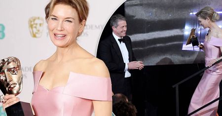 BAFTA 2020: Hugh Grant tekstem z "Bridget Jones" pogratulował Renée Zellweger. Publiczność wybuchnęła śmiechem