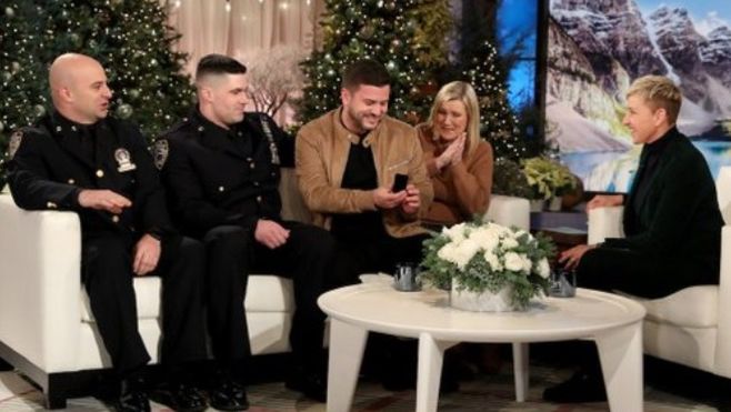 Wzruszająca scena podczas programu The Ellen Show