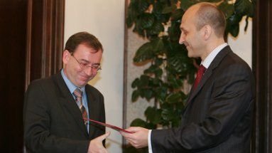 Kamiński odbiera nominację