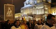 Przeniesienie obrazu Matki Królów i Narodu - procesja w Warszawie