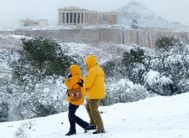 Grecja pod śniegiem
