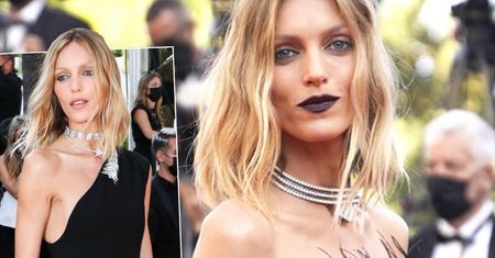 Cannes 2021. Anja Rubik olśniła na czerwonym dywanie. Polska gwiazda postawiła na czerń