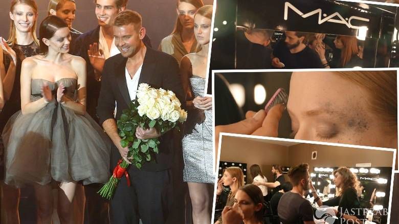 Makijaż z pokazu kolekcji Dawida Wolińskiego Art Exhibition