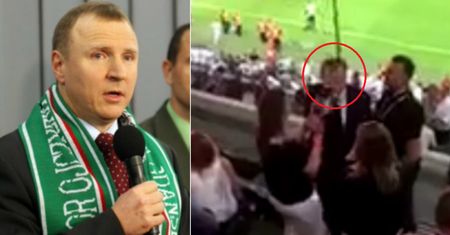 Kurski wymyka się ze stadionu Legii. Jest nagranie