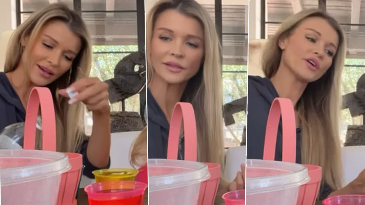 Joanna Krupa z córką farbuje jajka na Wielkanoc. Fryzura Ashy i jej szczebiot, to najsłodsze, co dziś zobaczycie