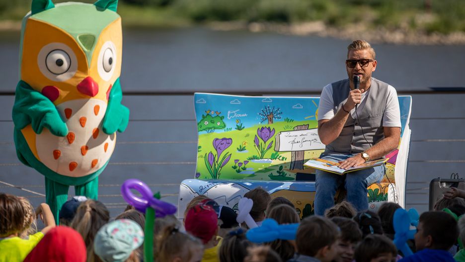 W akcji promowania czytelnictwa udział wziął Bartek Jędrzejak