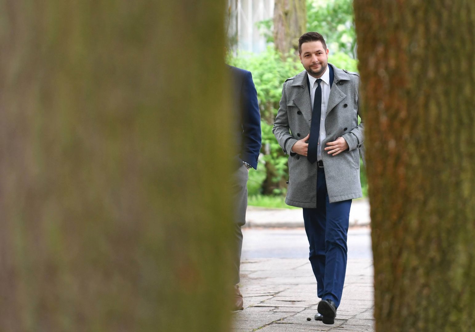 Kandydat zjednoczonej prawicy po briefingu 